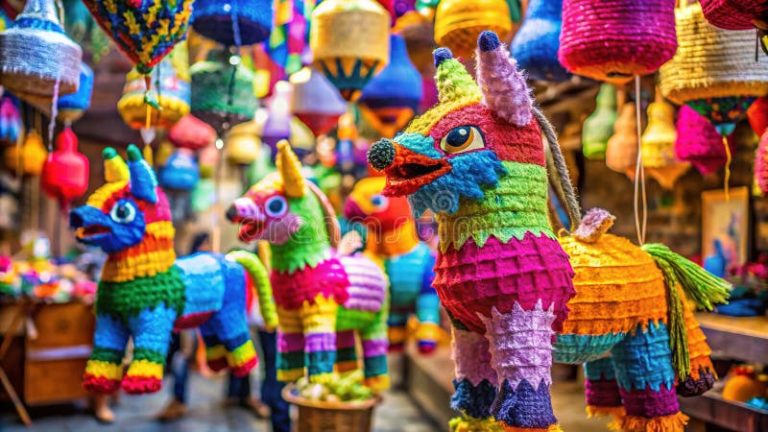 A Pinata is a Container Filled With Toys