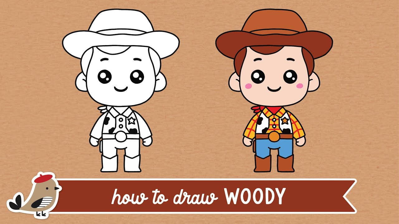 How to Draw Woody from Toy Story