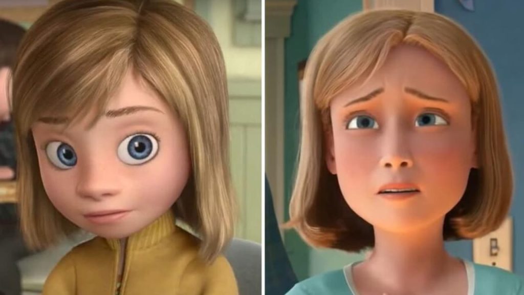 Is Riley from Inside Out Andy'S Mom from Toy Story