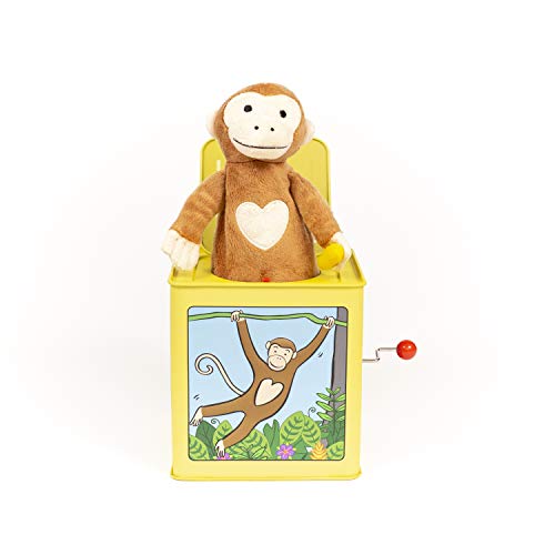 Jack in the Box for Toddlers 1-3 Sock Monkey