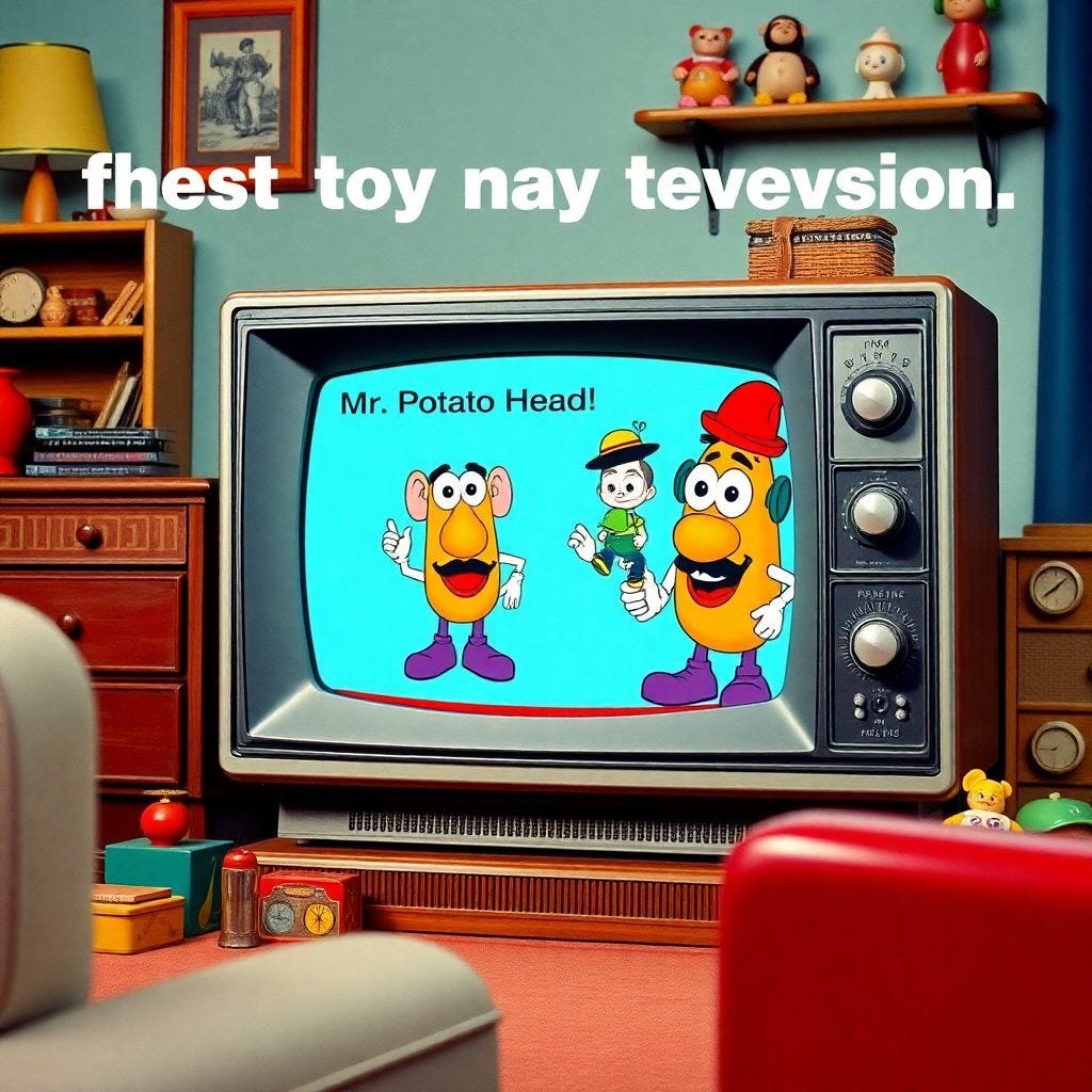 What was the First Toy Advertised on Tv